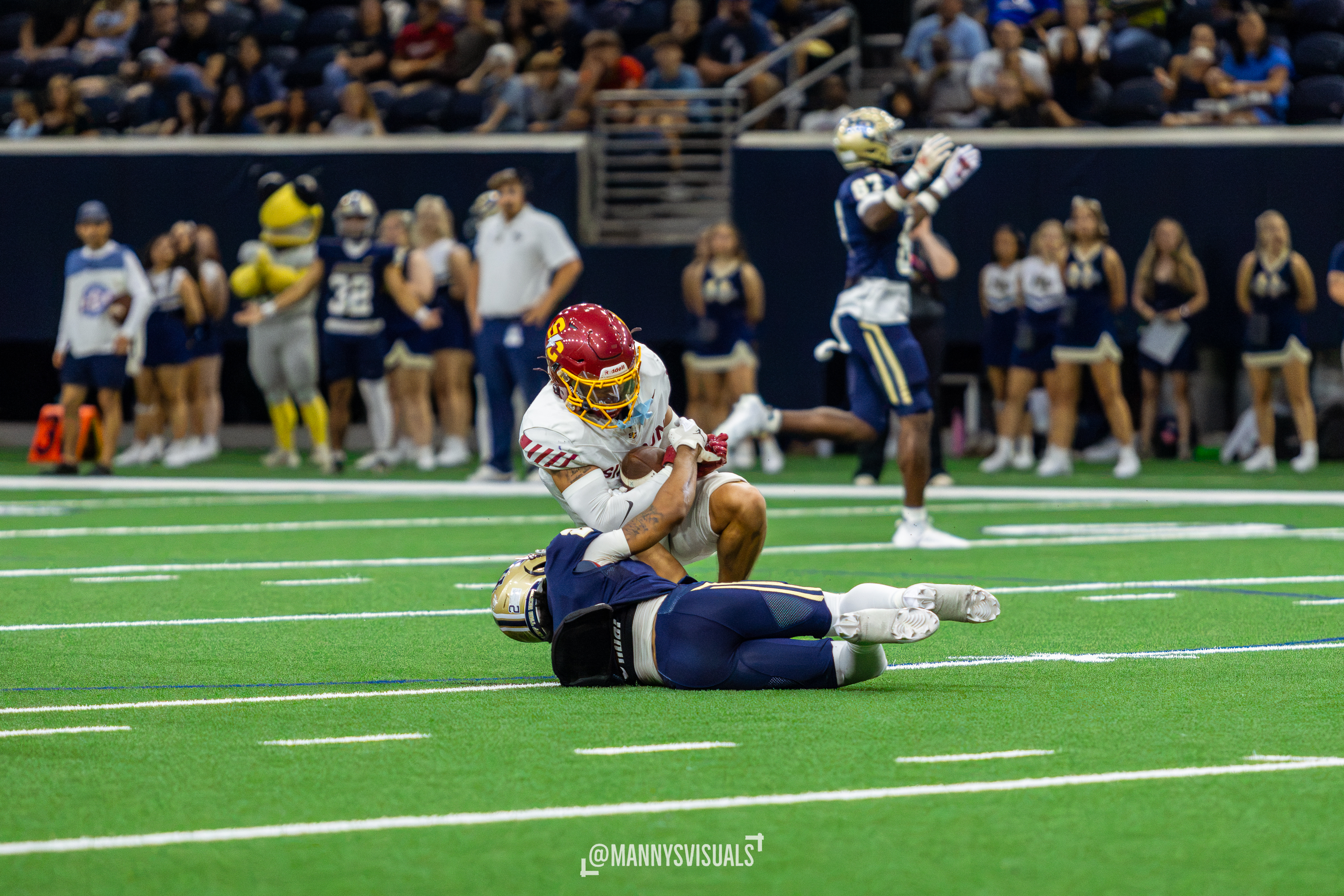 Game photograph 5 for HOWARD PAYNE LIGHTS UP THE STAR IN 52–28 VICTORY OVER SIMPSON COLLEGE